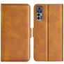 Mobigear Slim Magnet TCL 30 Plus Hoesje Bookcase Portemonnee - Cognac