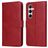Mobigear Wallet Samsung Galaxy A56 Hoesje Bookcase Portemonnee - Rood