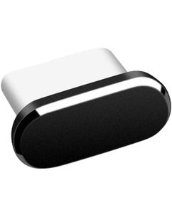 Mobigear Essentials Aluminium Anti-stofplug - USB-C - Zwart (2-Pack)