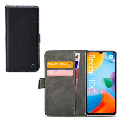 Mobilize Classic Gelly Wallet Xiaomi Redmi 10C Hoesje Bookcase Portemonnee - Zwart