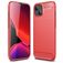 Mobigear Brushed Slim iPhone 13 Hoesje Flexibel TPU Backcover - Rood