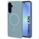 Mobiparts Slim Line Samsung Galaxy A36 MagSafe Hoesje Hardcase Backcover - Sage Green