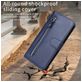 Mobigear Zipper iPhone 17 Pro Hoesje Bookcase Portemonnee - Blauw