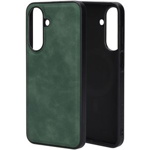 Mobiparts Classic Samsung Galaxy A27 MagSafe Hoesje TPU,Kunstleer Backcover - Emerald Green