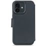 Decoded Detachable Wallet iPhone 17 MagSafe Hoesje Echt Leer Uitneembare 2in1 Bookcase Portemonnee - Navy Shadow