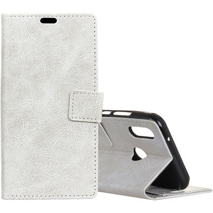 Mobigear Basic Xiaomi Mi 8 SE Hoesje Bookcase Portemonnee - Wit