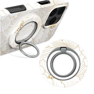 MIO Holder MagSafe Telefoon Ring - White Roses Universeel