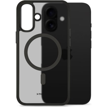 Mobilize Hybrid Pro iPhone 16 MagSafe Hoesje Hardcase Backcover Shockproof - Zwart