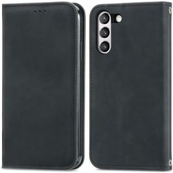 Mobigear Retro Slim Samsung Galaxy S21 FE Hoesje Bookcase Portemonnee - Zwart