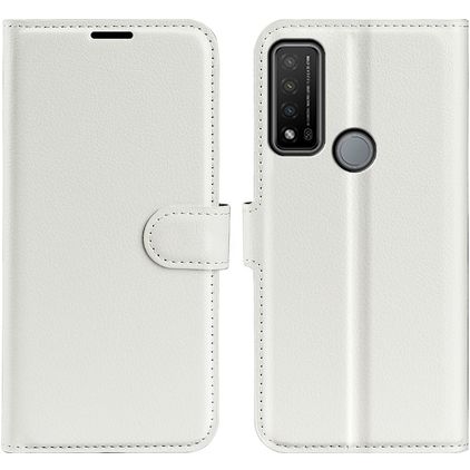 Mobigear Classic TCL 20 R 5G Hoesje Bookcase Portemonnee - Wit