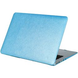 Mobigear Silk Texture MacBook Pro 15 Inch (2008-2012) Hoes Hardshell Laptopcover MacBook Case - Blauw - Model A1286
