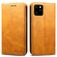 Suteni Art iPhone 11 Hoesje Bookcase Portemonnee - Cognac