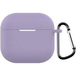 Mobigear Colors Apple AirPods 4 Hoesje Flexibel Siliconen - Paars
