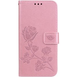 Mobigear Roses Xiaomi Pocophone F1 Hoesje Bookcase Portemonnee - Roségoud Mobigear Roses Xiaomi Pocophone F1 Hoesje Bookcase Portemonnee - Roségoud