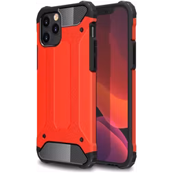 Mobigear Outdoor iPhone 12 Pro Hoesje Hardcase Backcover Shockproof - Rood