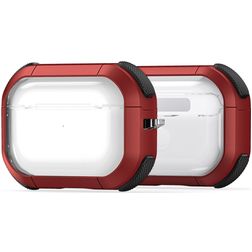 Mobigear Shockproof Apple AirPods Pro 1 Hardcase Hoesje - Rood
