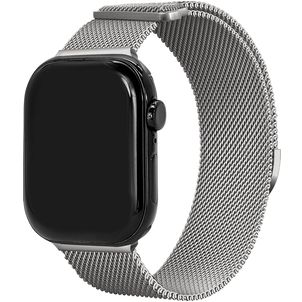 Mobilize RVS Milanese Apple Watch Bandje Magneetsluiting - 42/41/40/38 mm - Sterrenlicht