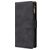 Mobigear Zipper Samsung Galaxy A71 Hoesje Bookcase Portemonnee - Zwart
