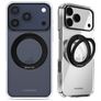 Mobilize 360 Rotating Ring iPhone 17 Pro MagSafe Hoesje Hardcase Backcover met Ringhouder - Zwart