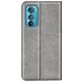 Mobigear Retro Slim Motorola Edge 30 Hoesje Bookcase Portemonnee - Grijs
