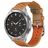 Mobigear Loop Nylon Smartwatch Bandje Gespsluiting - Universeel 22 mm connector - Oranje