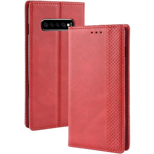 Mobigear Sensation Samsung Galaxy S10 Plus Hoesje Bookcase Portemonnee - Rood