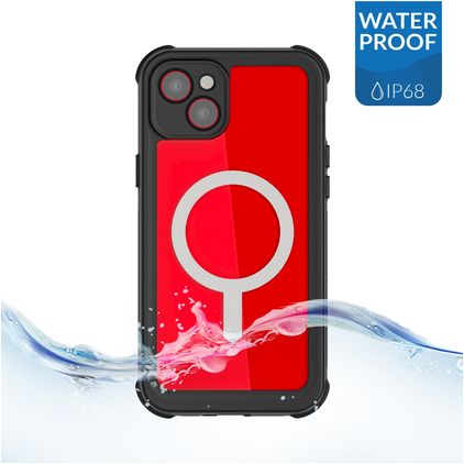 Ghostek Nautical Waterproof iPhone 14 Plus Waterbestendig MagSafe Hoesje Hardcase Backcover Shockproof - Zwart