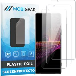 Mobigear Sony Xperia 1 III Screenprotector Folie - Case Friendly (3-Pack)