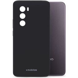 Mobilize Rubber Gelly OPPO Reno 12 Hoesje Flexibel TPU Backcover - Zwart