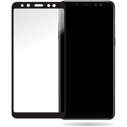 Mobilize Premium Samsung Galaxy A8 (2015) Glazen Screenprotector - Case Friendly - Zwart