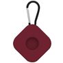 Mobigear Square Key Apple AirTag Hoesje Flexibel Siliconen Sleutelhanger - Bordeaux Rood