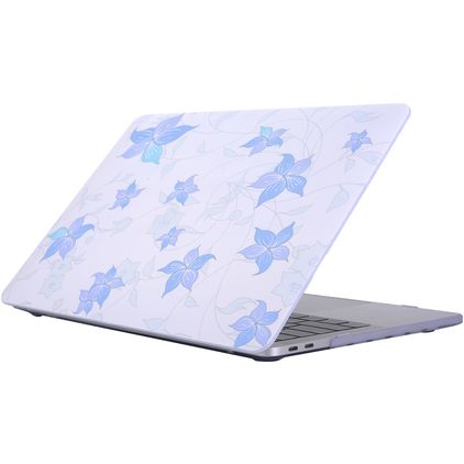 Mobigear Flowers MacBook Pro 15 Inch (2016-2019) Hoes Hardshell Laptopcover MacBook Case - Model 40 - Model A1707 / A1990