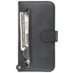 Mobigear Zipper Samsung Galaxy S20 Hoesje Bookcase Portemonnee - Zwart