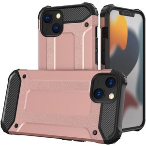 Mobigear Outdoor iPhone 15 Hoesje Hardcase Backcover Shockproof - Roségoud