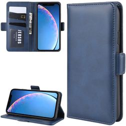 Mobigear Slim Magnet iPhone 11 Hoesje Bookcase Portemonnee - Blauw