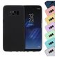 Mobigear Colors Samsung Galaxy S8 Hoesje Flexibel TPU Backcover - Zwart