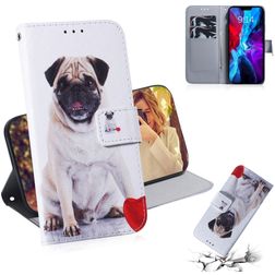 Mobigear Design iPhone 12 Pro Hoesje Bookcase Portemonnee - Hond