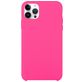 Mobigear Rubber Touch iPhone 15 Pro Max Siliconen Hoesje Backcover - Magenta