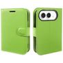 Mobigear Classic iPhone Duo Hoesje Bookcase Portemonnee - Groen