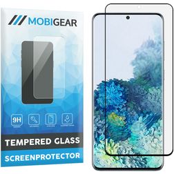 Mobigear Premium Samsung Galaxy S20 Plus Glazen Screenprotector - Case Friendly - Zwart