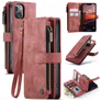Caseme C30 iPhone 14 Hoesje Bookcase Portemonnee - Rood