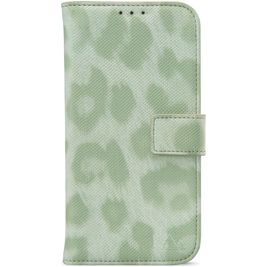 My Style Flex Wallet Samsung Galaxy S25 Ultra Hoesje Bookcase Portemonnee - Green Leopard