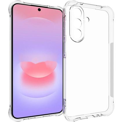 Mobigear Cushion Doorzichtig Samsung Galaxy A27 Hoesje Flexibel TPU Backcover - Transparant
