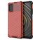 Mobigear Honeycomb POCO M3 Hoesje Hardcase Backcover Shockproof - Rood