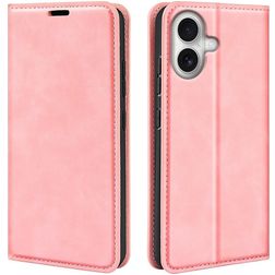 Mobigear Retro Slim iPhone 17 Hoesje Bookcase Portemonnee - Roze