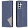 Mobigear Rhombus Slim Samsung Galaxy S24 FE Hoesje Bookcase - Blauw