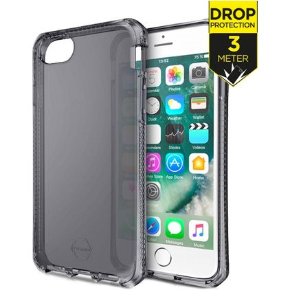 ITSkins SpectrumClear iPhone 7 Hoesje Flexibel TPU Backcover Shockproof - Smoke