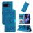 Mobigear Sunflower Google Pixel 9a Hoesje Bookcase Portemonnee - Blauw