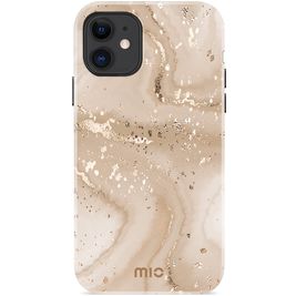 MIO iPhone XR MagSafe Hoesje Hardcase Backcover - Gold Marble
