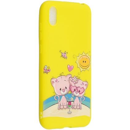 Mobigear Design HONOR 8S Hoesje Flexibel TPU Backcover - Beer